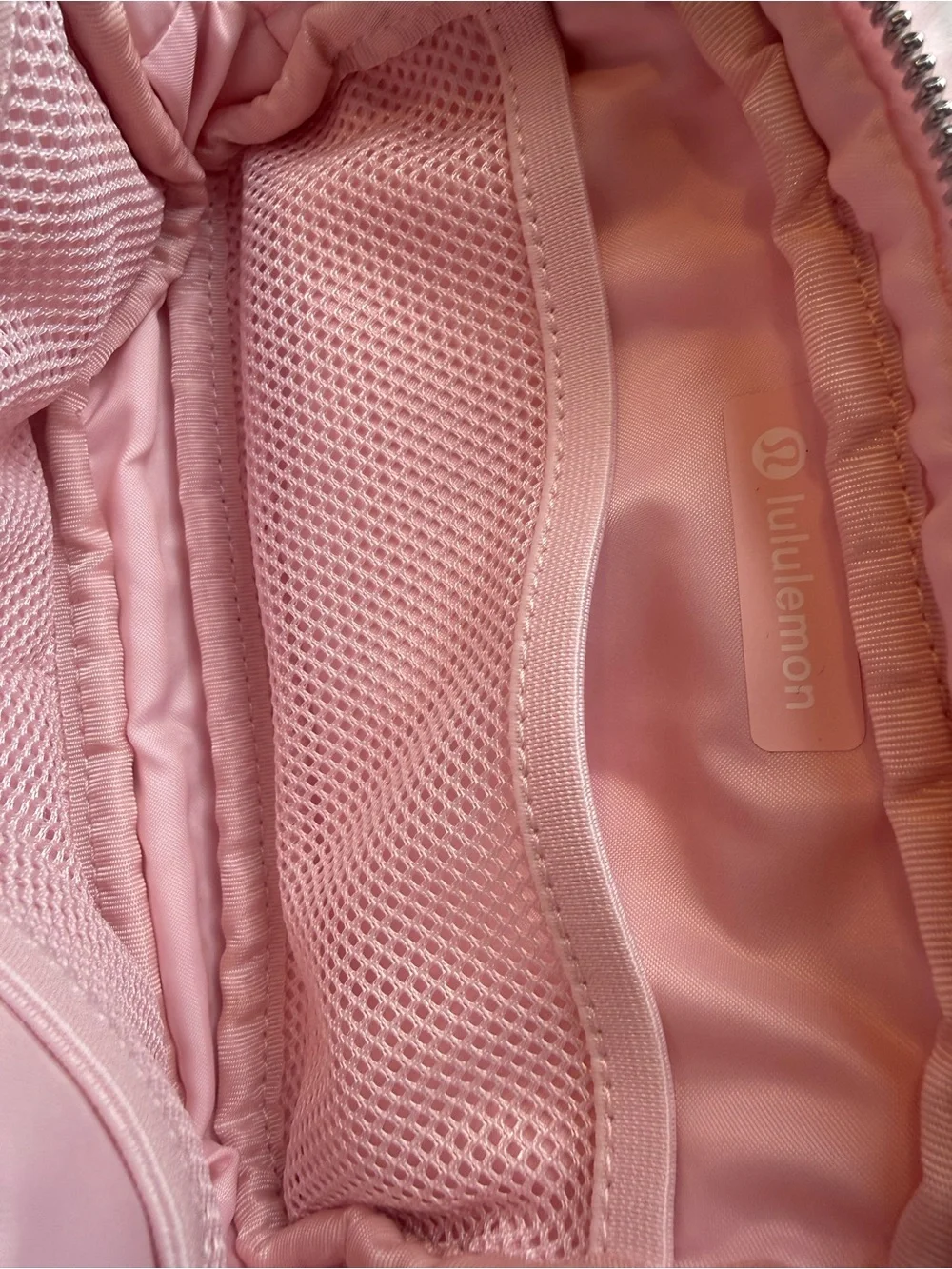 Lululemon Everywhere Belt Bag 1L Plush Fleece Pink Mist Faux Fur Crossbody OS